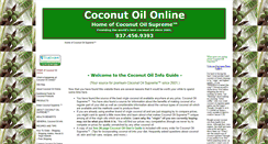 Desktop Screenshot of coconutoil-online.com