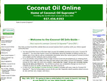 Tablet Screenshot of coconutoil-online.com